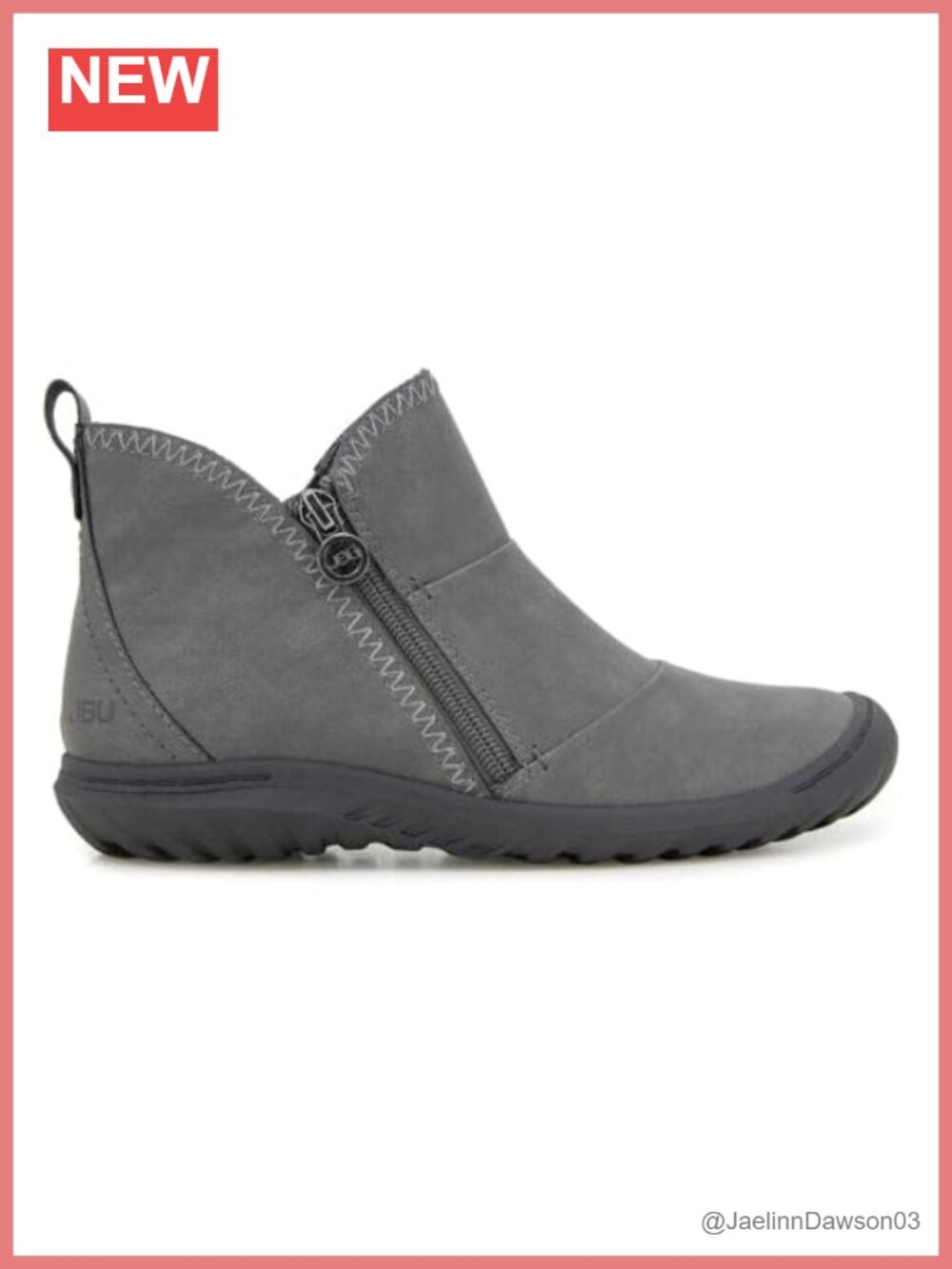 JBU by Jambu Women's Piper Water Resistant Ankle Boot Memory Foam